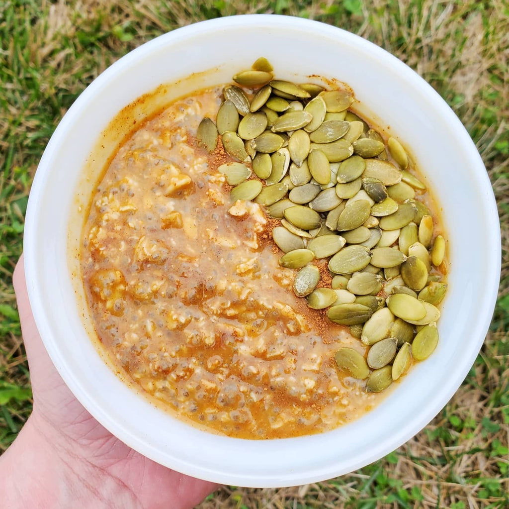 Pumpkin Spice Latte Overnight Oatmeal